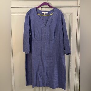 Boden linen shift dress